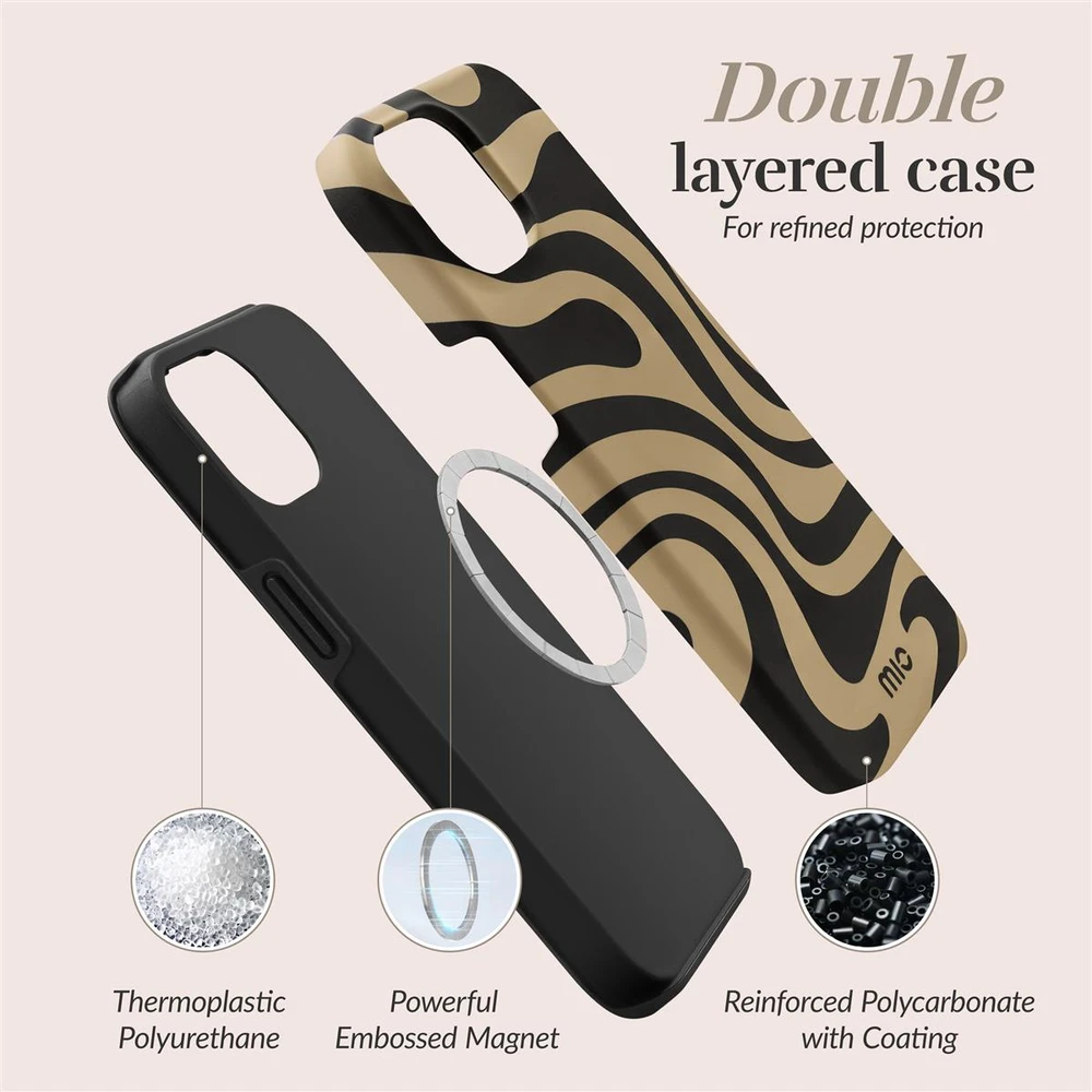 Dėklas MIO Swirl Magsafe Compatible for iPhone 16 Plus