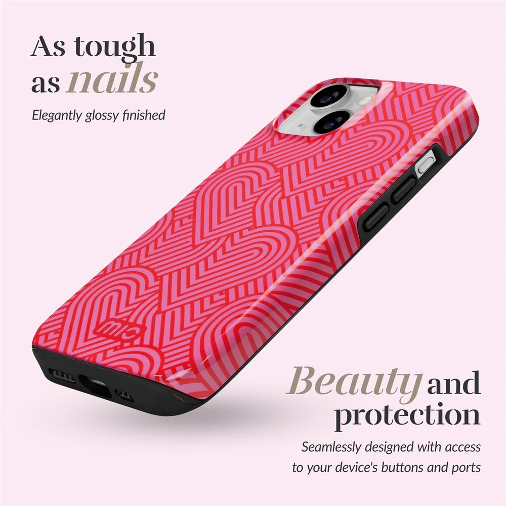 Dėklas MIO Wild Hearts Magsafe Compatible for iPhone 16