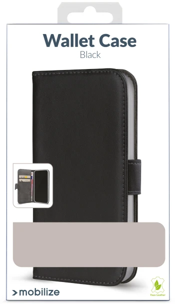 Dėklas Mobilize Classic Gelly Wallet Book Case Xiaomi Redmi Note 15 Pro+ 5G Juodas