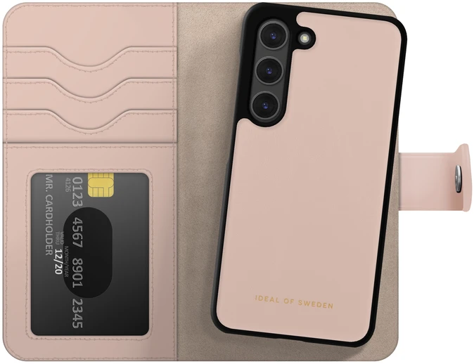 Telefono dėklas-piniginė - Ideal of Sweden Magnet Wallet+ Galaxy S24 978877 rožinis