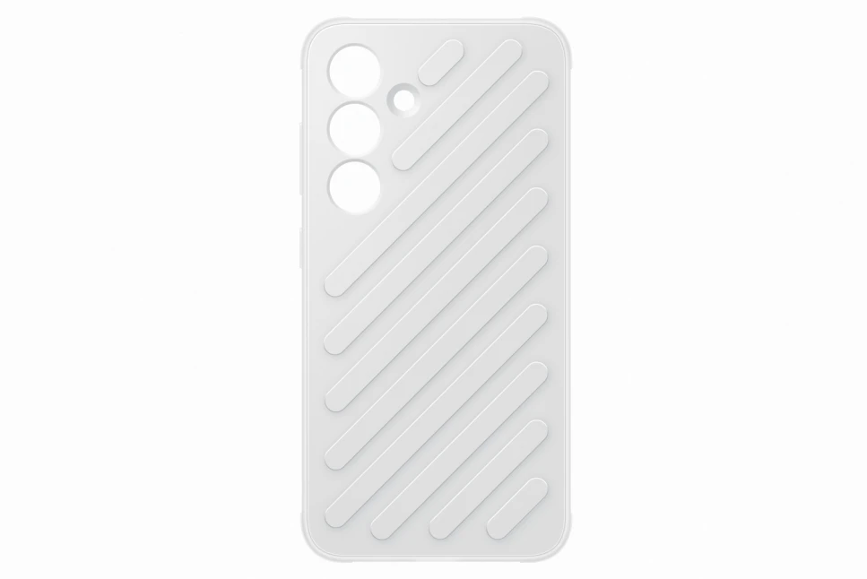 Dėklas „Samsung Galaxy S24 Shield Cover“ šviesiai pilkas