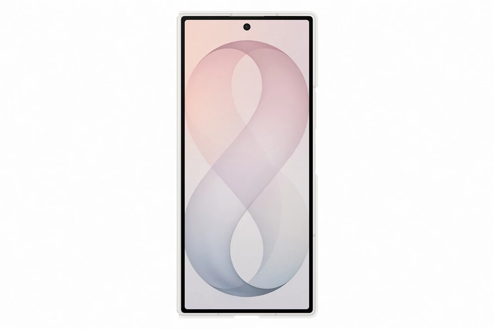 Telefono Dėklas - Samsung Galaxy Fold 8 Ultra Silikoninis Dėklas su Magnetu, Baltas