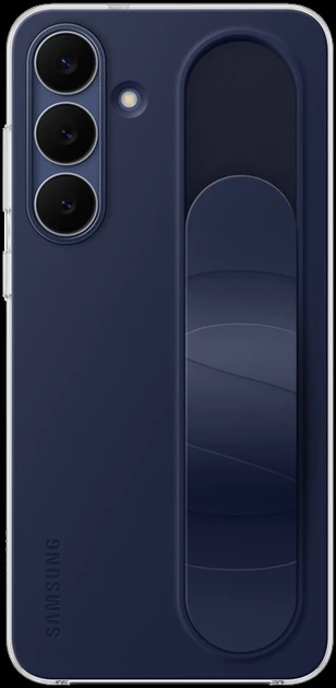 Samsung Galaxy S25 FE dėklas stovint, tamsus Mėlyna