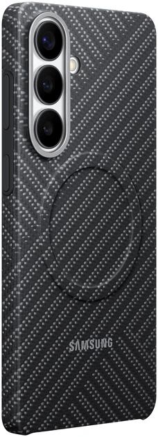 Telefono Dėklas - Samsung Galaxy S26 Plus Anglies Pluošto Magnetinis Pilkas