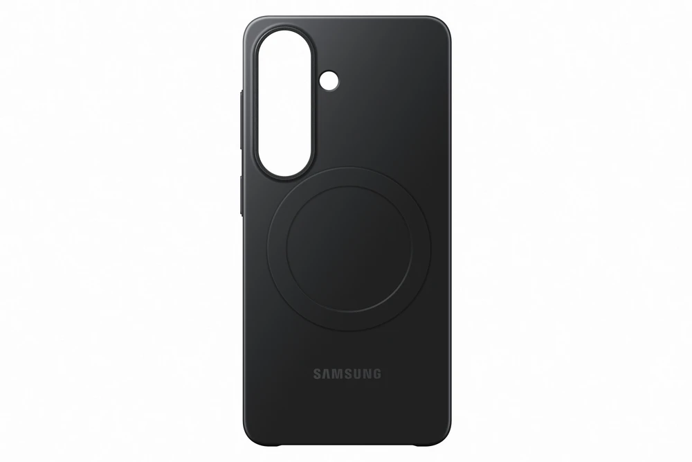 Telefono Dėklas - Samsung Galaxy S26 Silikoninis Magnetinis Dėklas, Belaidis Įkrovimas, Juoda