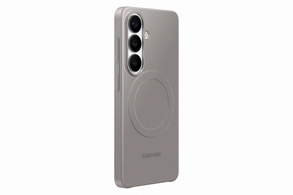 Telefono Dėklas - Samsung Galaxy S26 Slim Magnetinis Dėklas, 0.95mm, Polikarbonatas, Pilkas