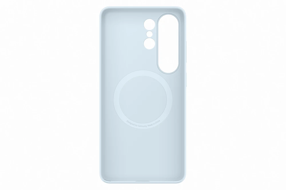 Telefono Dėklas - Samsung Galaxy S26 Ultra Silikoninis Magnetinis Dėklas, Belaidis Įkrovimas, Šviesiai Mėlyna