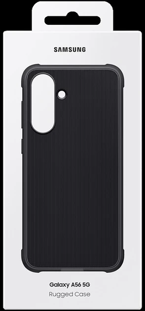 Dėklas Samsung Galaxy A56 Rugged Cover Juodas