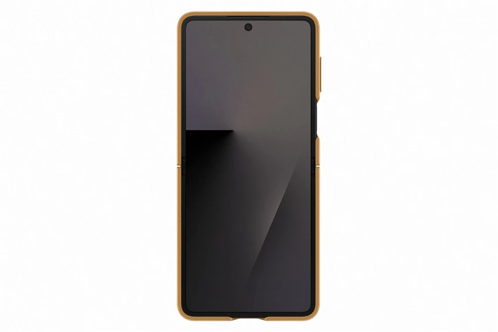 Telefono dėklas - Samsung VF766PAEGWW „Kindsuit“ dėklas Galaxy Flip7, kupranugario spalvos