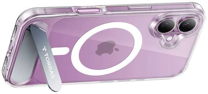 „Torras Pstand“ serijos dėklas, skirtas „iPhone 16“ (skaidrus)