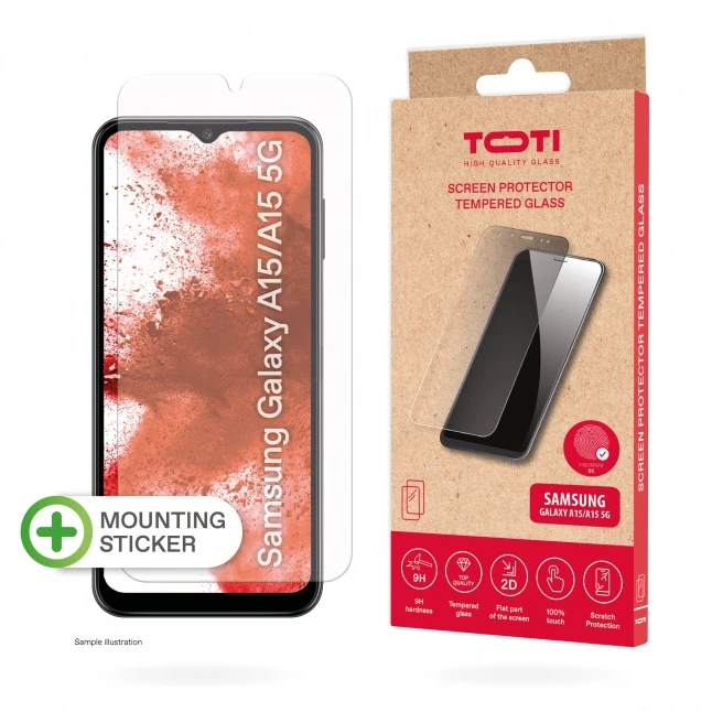 Apsauginis stiklas Toti Galaxy A15/A15 5G
