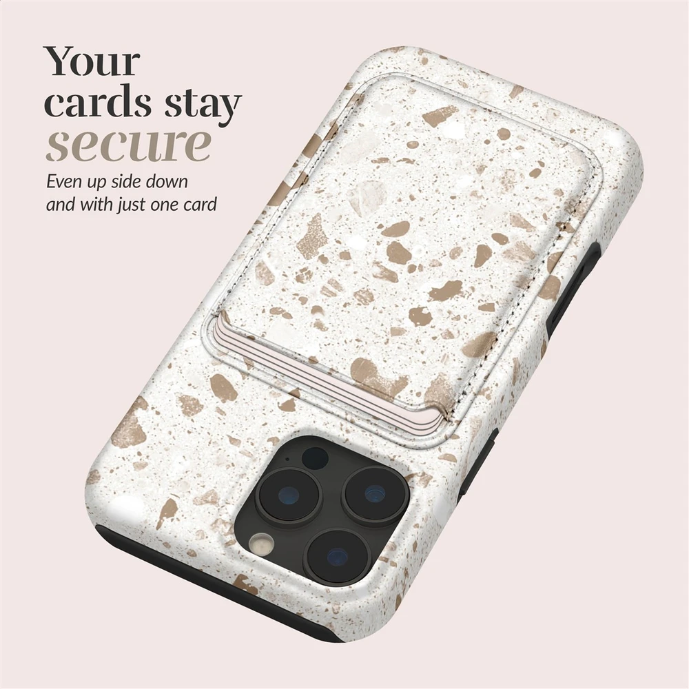 Dėklas MIO Soft Terrazzo Magsafe Case Compatible Card Holder