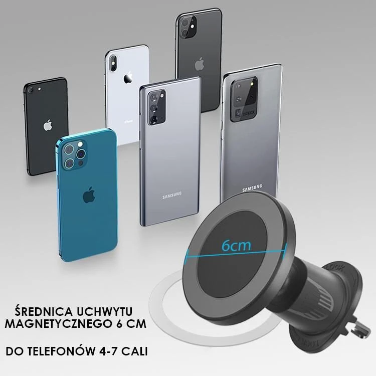 Telefono Laikiklis - EXTREME O-14 MagSafe Magnetinis Telefono Laikiklis Montuoti Automobilio Oro Angoje