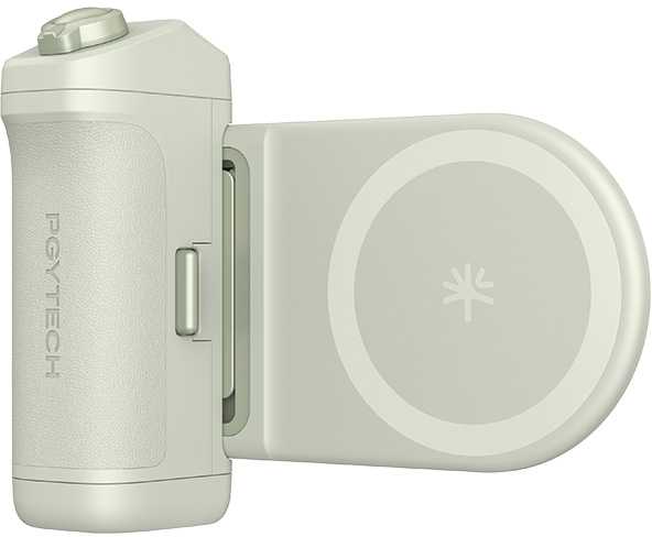 Telefono laikiklis - PGYTECH MagCam 2 Bluetooth Grip 3000mAh mėtų žalia