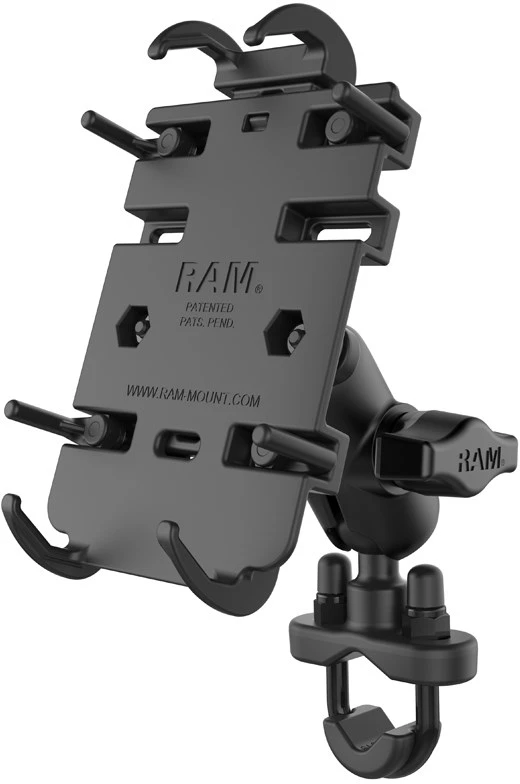 Telefono laikiklis - RAM Mounts „Quick-Grip“ Pasyvus Laikiklis, 5,56–8,25 cm Pločio, 12,1–14,6 cm Aukščio, 1,82 cm Gylio, Juodas