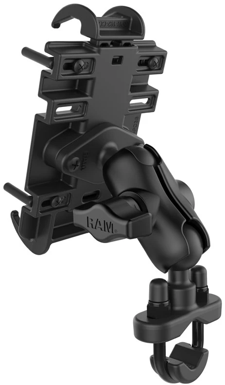 Telefono laikiklis - RAM Mounts „Quick-Grip“ Pasyvus Laikiklis, 5,56–8,25 cm Pločio, 12,1–14,6 cm Aukščio, 1,82 cm Gylio, Juodas