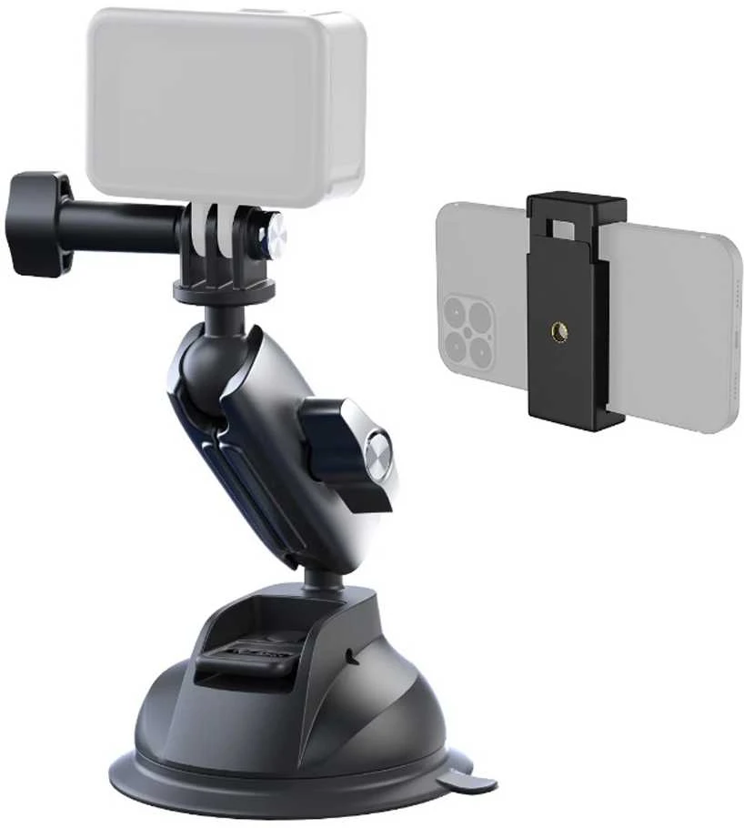 Universalus „Telesin“ laikiklis 360° sporto kameroms (TE-SUC-010)