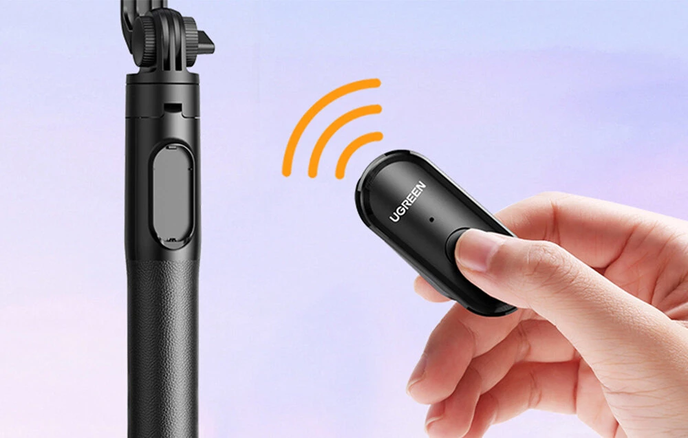 Selfie stick trikojis su Bluetooth nuotolinio valdymo pulteliu UGREEN 15062