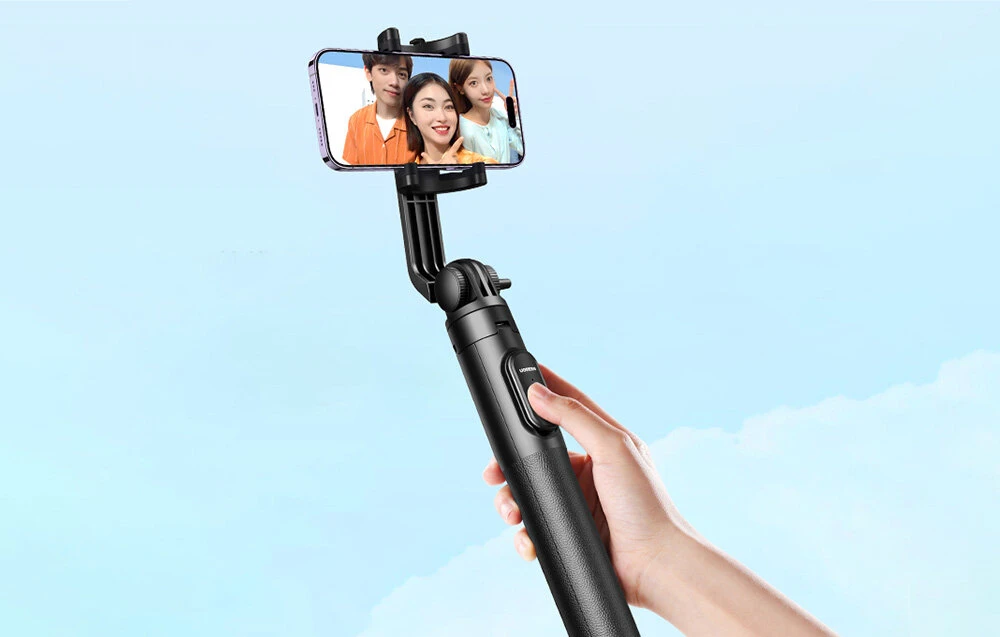 Selfie stick trikojis su Bluetooth nuotolinio valdymo pulteliu UGREEN 15062