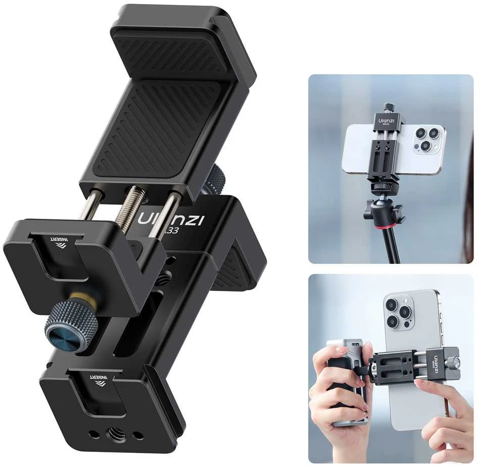 Laikiklis 2x Stopka Iso 1/4" Arca Swiss Uka Na Telefonas Išmanusis telefonas / Ulanzi / Ma33
