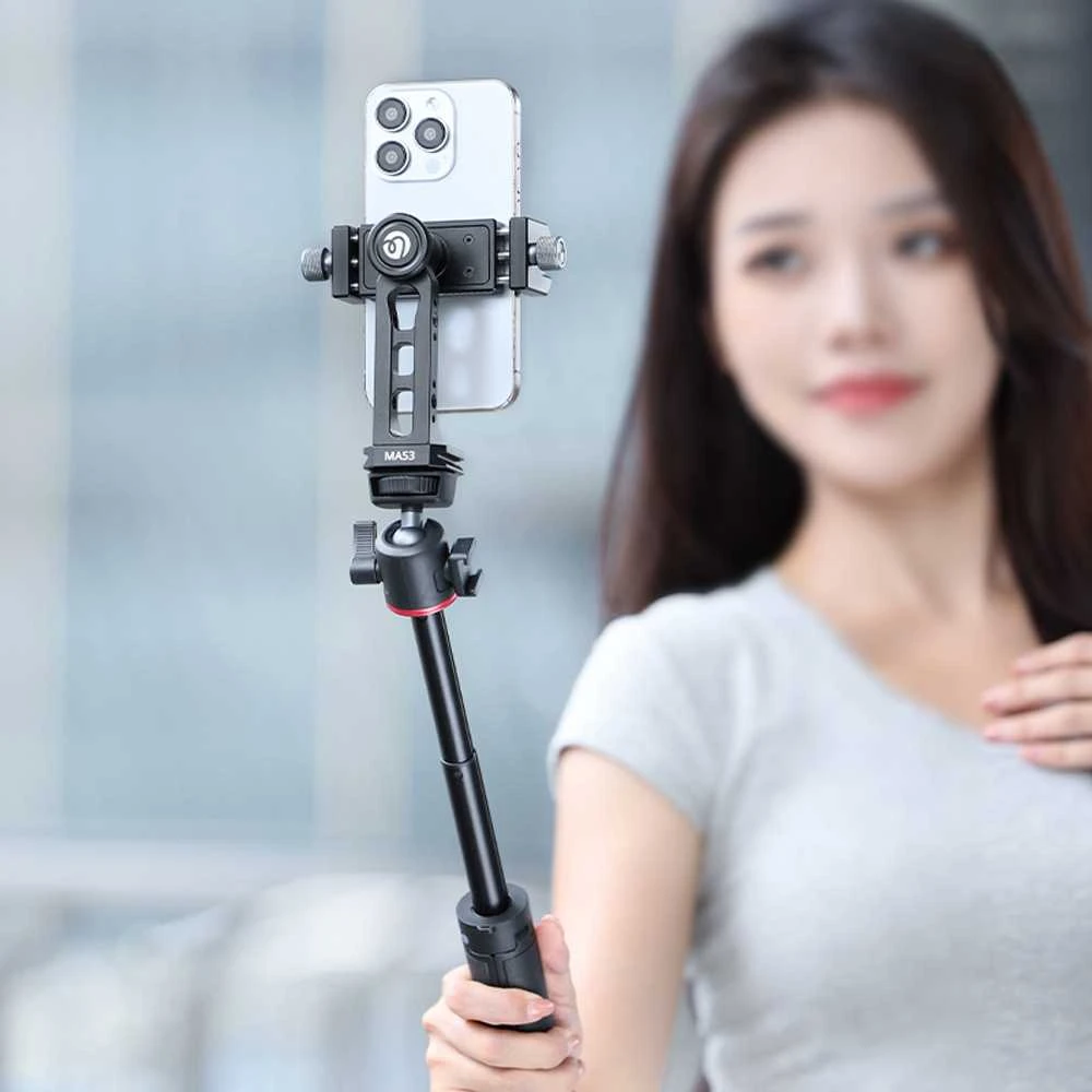 Laikiklis Na Statyw 360s 2x Iso 1/4 3/8 Arca Swiss Uka Na Telefonas / Ulanzi Ma53
