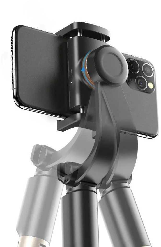 Telefono Objektyvas - Apexel APL-D6 3-in-1 Trikojis Gimbal Selfie Laikiklis
