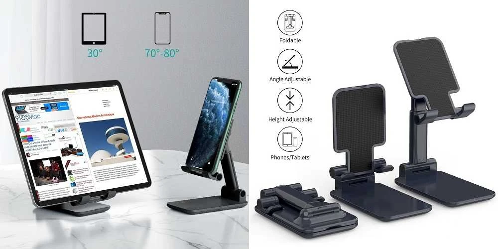 Choetech Chotech H88-BK telefono stovas (juodas)