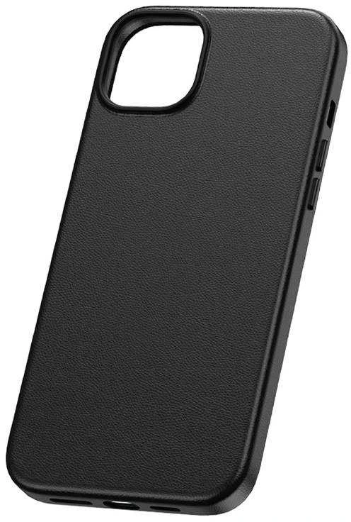 Telefono dėklas, skirtas iPhone 15 ProMax Baseus Fauxther Series (juodas)