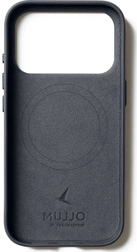 Mujjo Full Odinis dėklas MagSafe Case for iPhone 17 Pro Pilkas