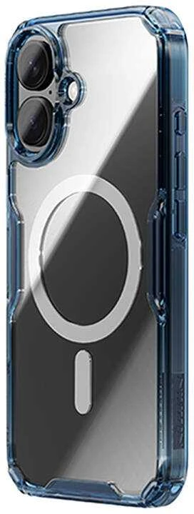 Nillkin Nature TPU Pro magnetinis iPhone 16 Plus dėklas (mėlynas)