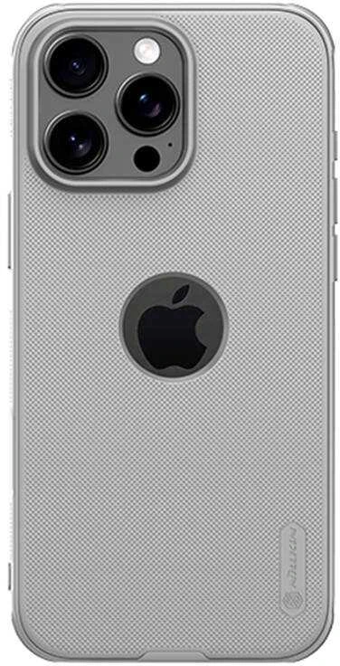 Dėklas Nillkin Super Frosted Shield Pro iPhone 16 Pro (pilka)