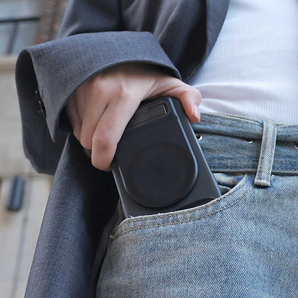 Telefonų laikiklis - PGYTECH MagCam 2 Bluetooth Grip 3000mAh Classic Juodas
