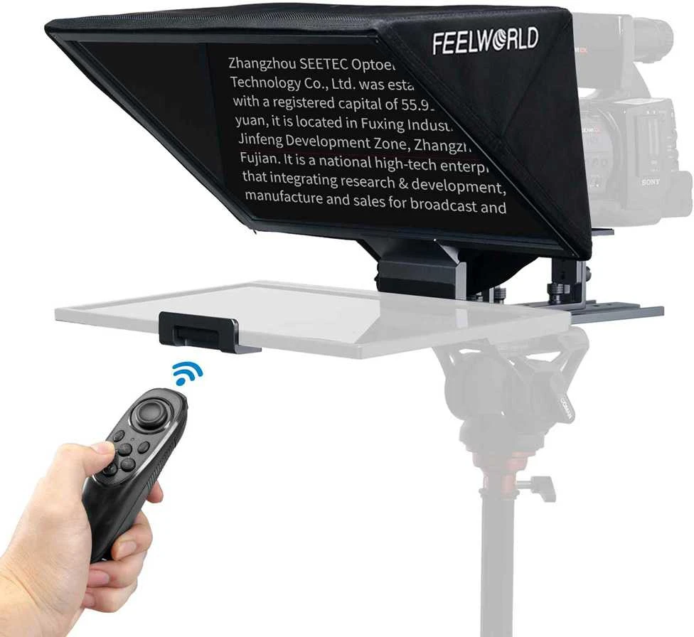 Teleprompter - FEELWORLD TP16 16" planšetinio kompiuterio laikiklis sulankstomas dizainas