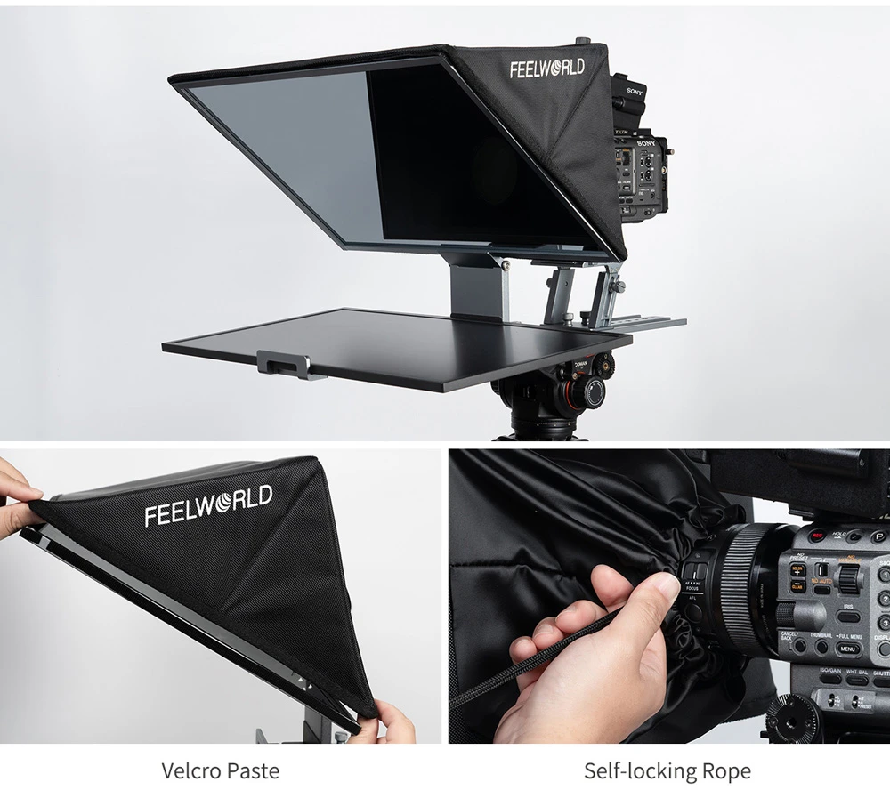 Teleprompter - Feelworld TP21 21" Atspindžio Ekranas, 70/30 Šviesos Skaldytuvas Stiklas