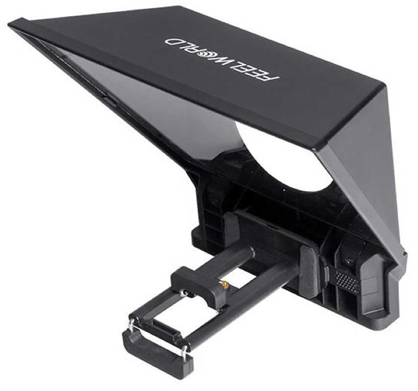 Teleprompter - FEELWORLD TP2A 8" išmaniojo telefono/planšetinio kompiuterio prizmė nuotolinis juodas