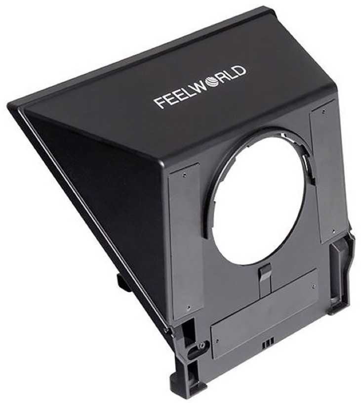 Teleprompter - FEELWORLD TP2A 8" išmaniojo telefono/planšetinio kompiuterio prizmė nuotolinis juodas