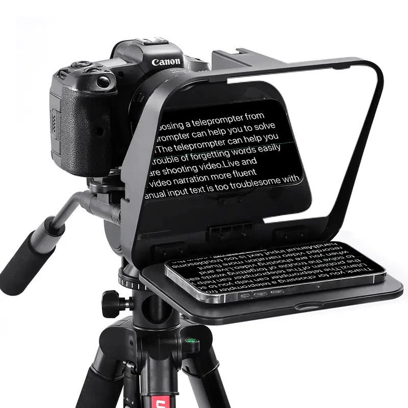 Teleprompteris - Ulanzi RT02 Atspindinčio Stiklo, Bluetooth Nuotolinio Valdymo, Greito Montavimo