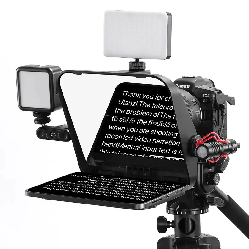 Teleprompteris - Ulanzi RT02 Atspindinčio Stiklo, Bluetooth Nuotolinio Valdymo, Greito Montavimo