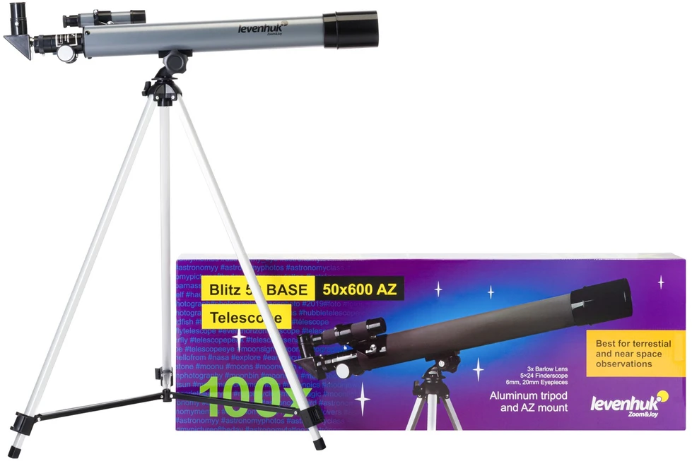 Teleskopas Levenhuk Blitz 50 BASE