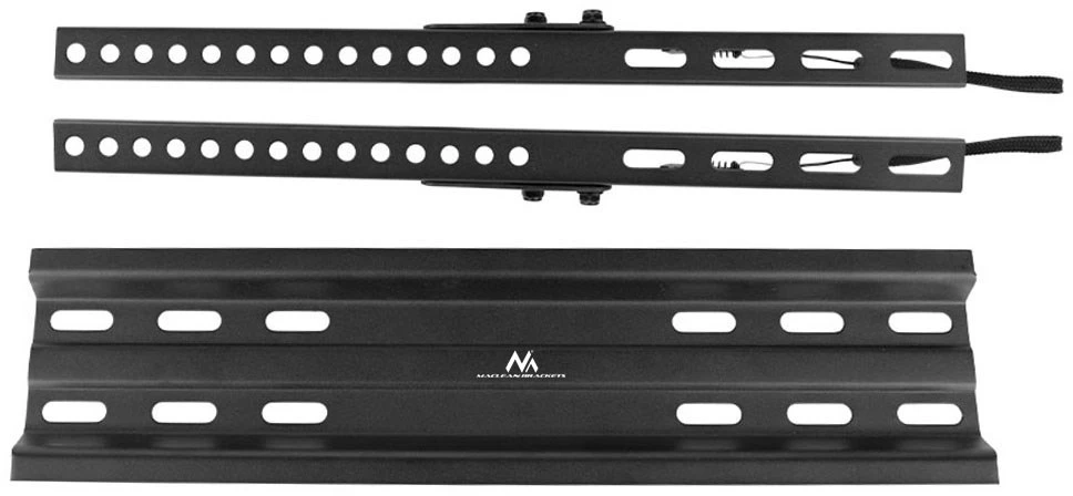 Maclean MC-748A televizorius arba monitorius laikiklis, televizoriaus sieninis laikiklis, rankena, max VESA 400x400, 32-70", 45kg, Juodas