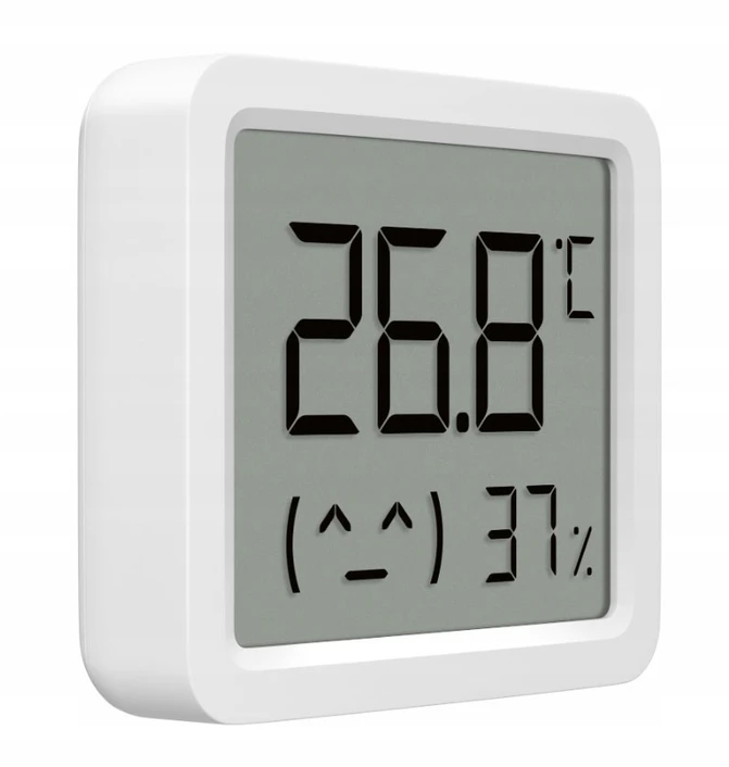 113239 Xiaomi Mi temperatūros ir drėgmės matuoklis 3 Mini baltos spalvos