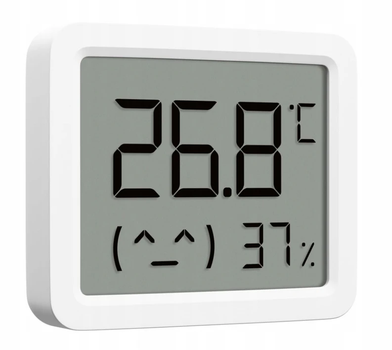 113239 Xiaomi Mi temperatūros ir drėgmės matuoklis 3 Mini baltos spalvos