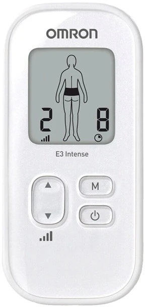 TENS Aparatas - Omron E3 Intense HV-F021-E4W 3 Režimai 15 Intensyvumo Lygių Baltas