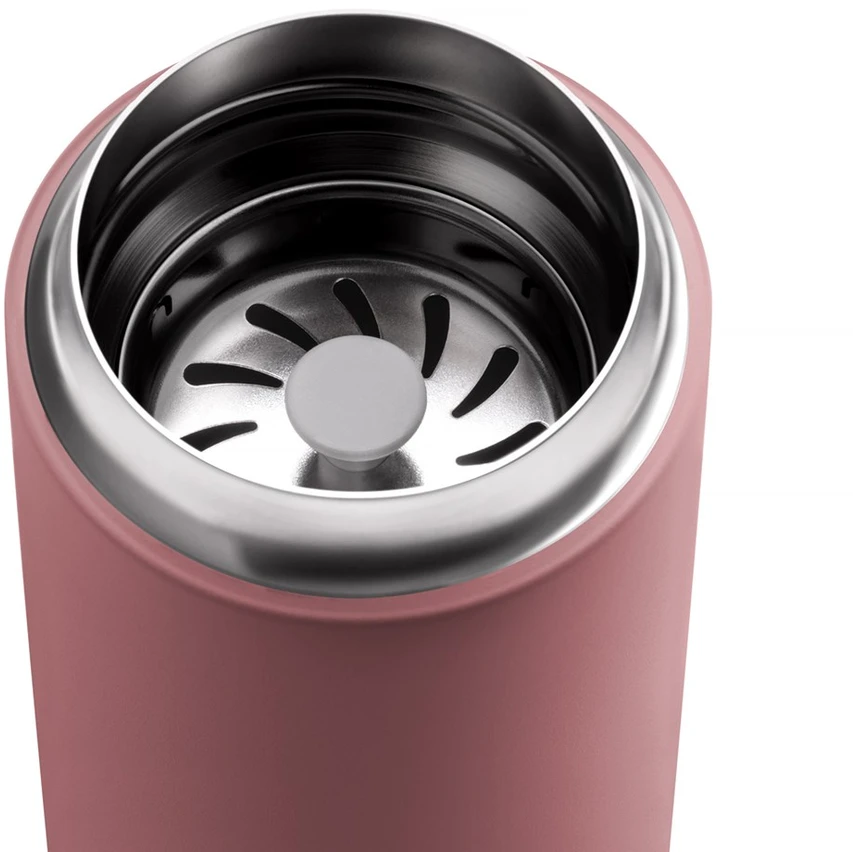 Termosinis puodelis Fellow Carter Move + apsauga nuo purslų Desert Rose, 475 ml