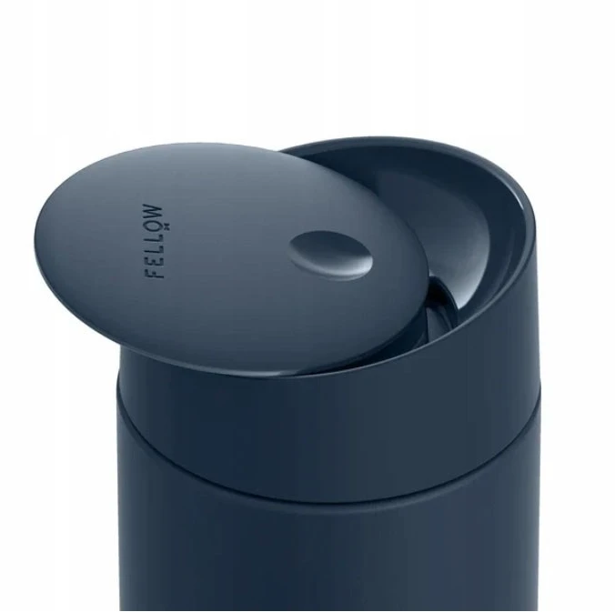 Thermo puodelis Fellow Carter Slide Stone Mėlynas, 354 ml