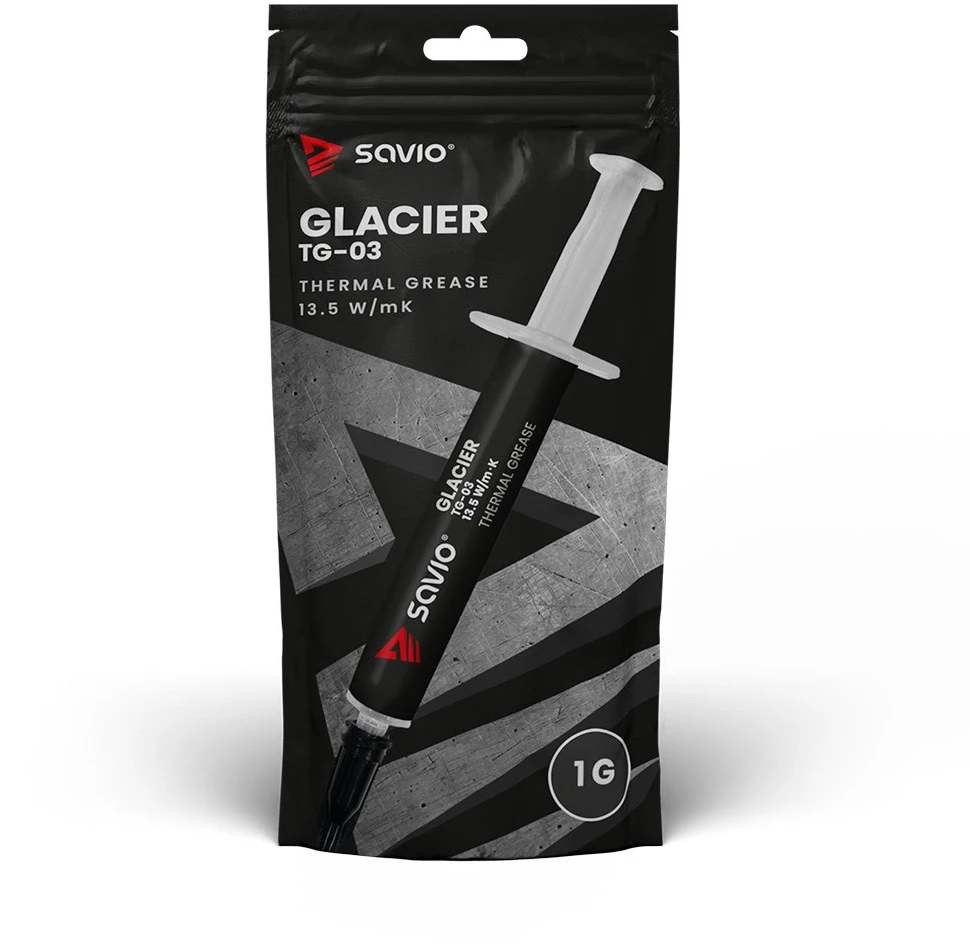 Savio TG-03 1G šilumos kriauklės pasta Terminė pasta 13,5 W/m·K