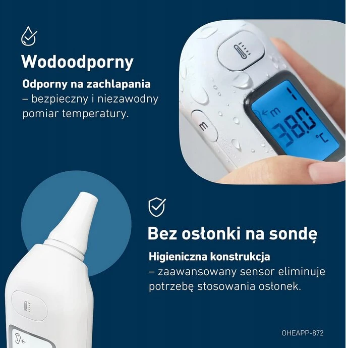 Omron ausinis infraraudonųjų spindulių termometras Gentle Temp 533 MC-E533-E