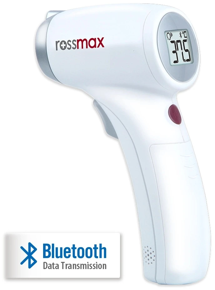 Termometras - Rossmax HC700BT Bekontaktis Bluetooth Temperatūros Matuoklis