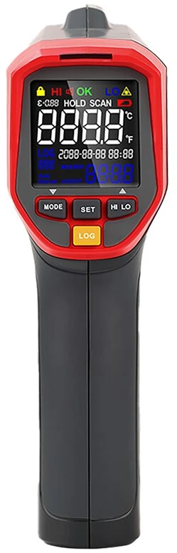 Infraraudonųjų spindulių termometras -32°C iki1100°C UT302D+ UNI-T