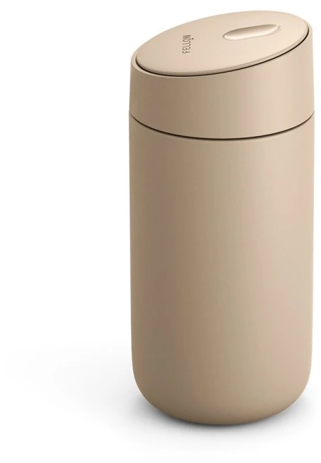 Fellow Carter Slide Mug Sand Dune termo puodelis, 473 ml - Kreminis